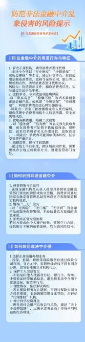 【5·15全國投資者保護宣傳日】防范非法金融中介亂象侵害的風(fēng)險提示
